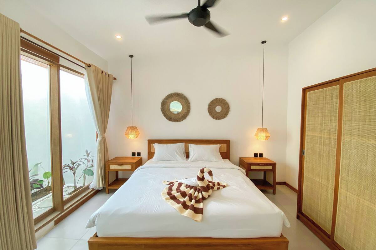 2 chambres, fer et planche Ă repasser, Wi-Fi gratuit
