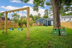 Property grounds - Fenced Yard, Swing Set: Pawfect for Family & Dogs! (Petersburg)