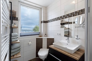 Shower, hair dryer