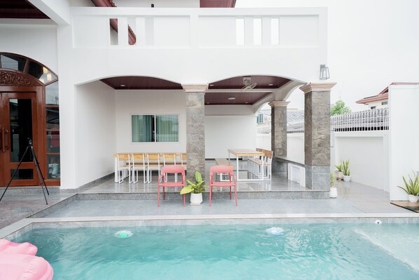 Villa, 4 Bedrooms, Non Smoking, Private Pool | Terrace/patio