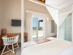 3 bedrooms, iron/ironing board, travel crib, free WiFi - Adeste Seaview Villa I - Pool, BBQ & 900m to sea (Chania)