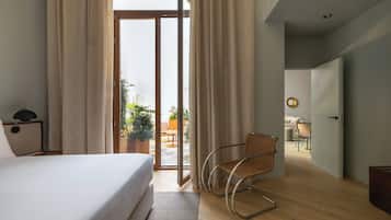 1 dormitorio y ropa de cama de alta calidad
