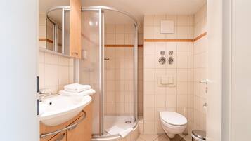 Shower, hair dryer