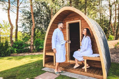 Modern holiday home with infrared sauna