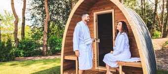 Modern holiday home with infrared sauna