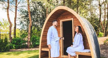 Modern holiday home with infrared sauna