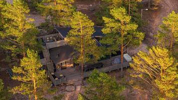 Front of property – evening/night
