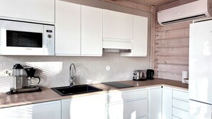 Villa, Beach View | Private kitchen