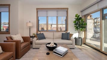 TV connectée, cheminée, chaßne hi-fi