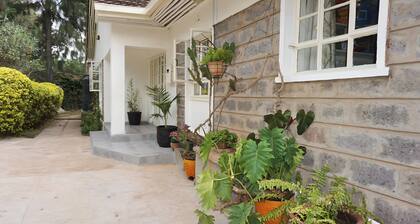 3-bedroom standalone home,spacious garden with daybed,located in Karen, Nairobi.