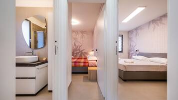 2 chambres, fer et planche Ă repasser, Wi-Fi, draps fournis