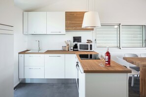 Appartement Confort, vue mer | Cuisine privée