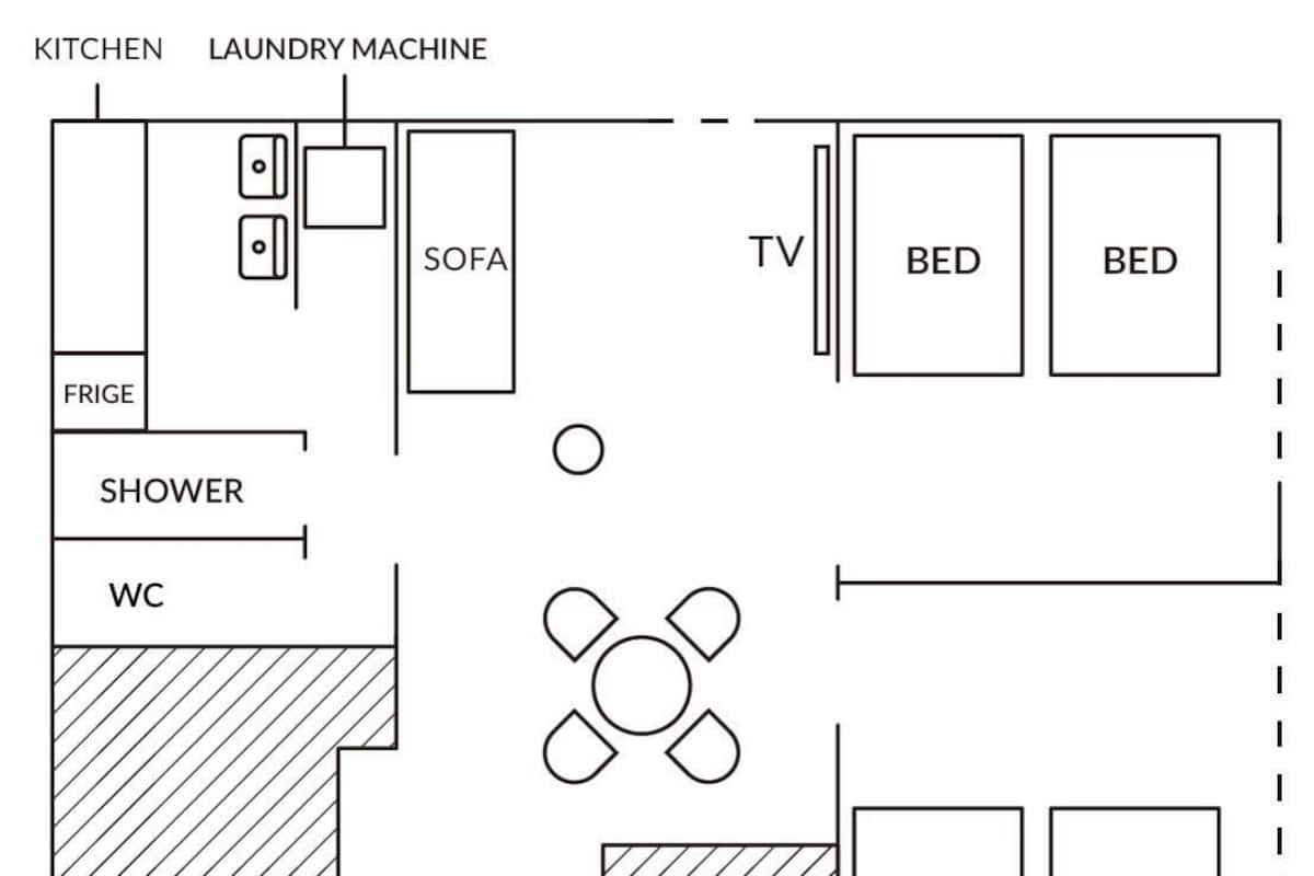Condo dành cho gia đình | Sơ đồ bố cục