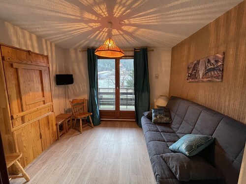 Studio confortable avec balcon, animaux acceptés, Le Lioran
