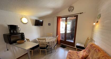Charmant T2 cabine au Lioran, balcon sud-est, 4 personnes