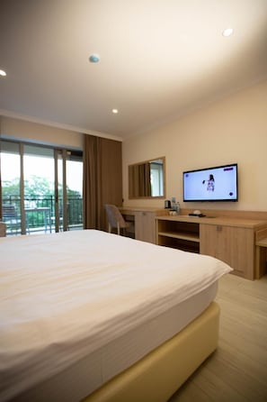 Standard-Doppel- oder -Zweibettzimmer, Balkon, Bergblick