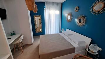 Camera Standard, vista cortile | Tende oscuranti, insonorizzazione, Wi-Fi gratuito