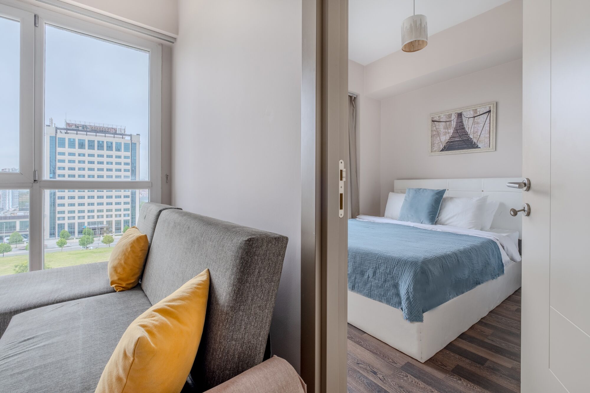 Superior Condo, City View | Desk, laptop workspace, free WiFi