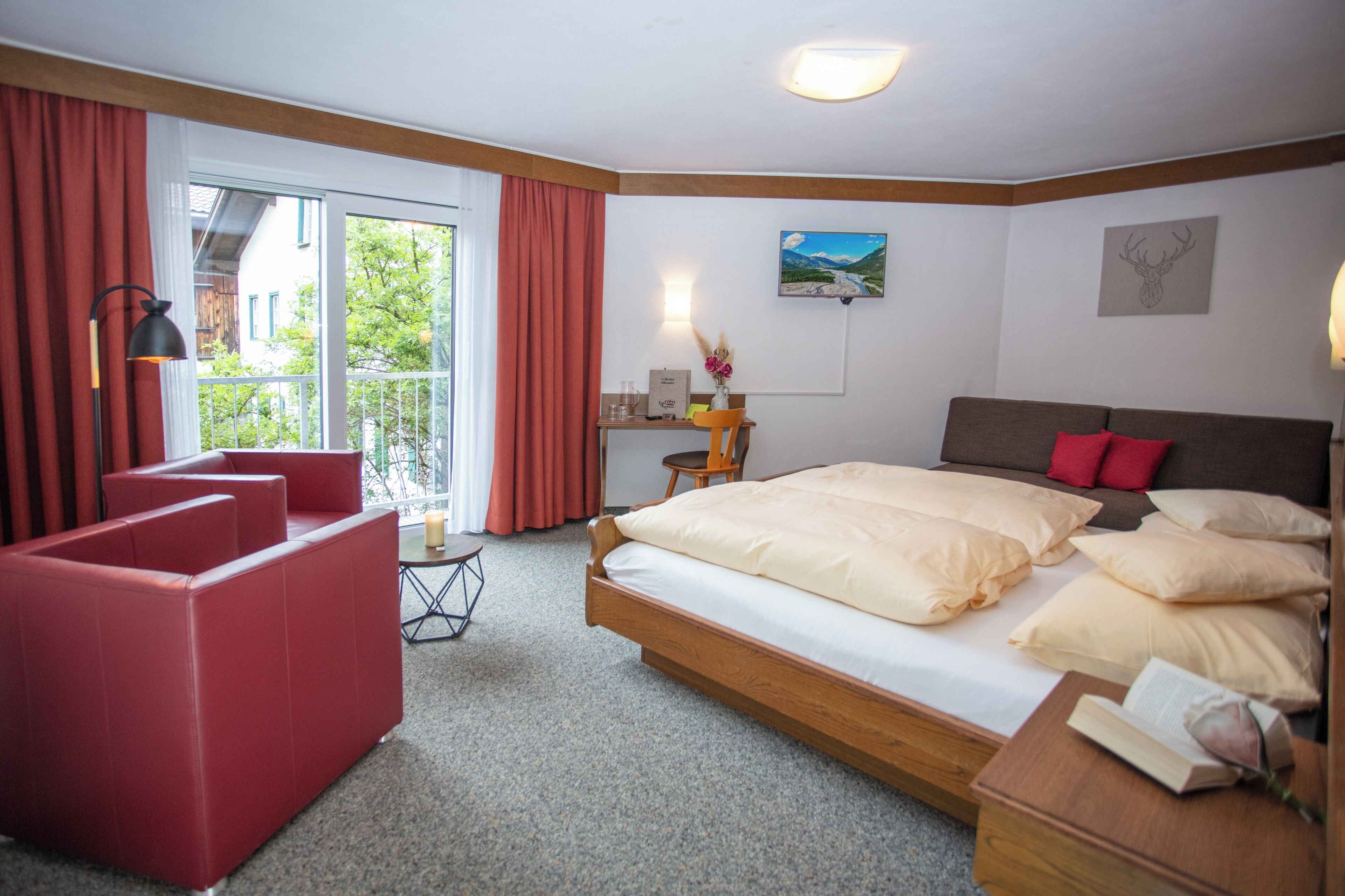 Economy Double Room, Balcony, Mountain View