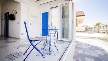 Deluxe Apartment, Sea View | Terrace/patio