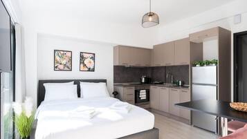 1 dormitorio, tabla de planchar con plancha, wifi gratis y ropa de cama
