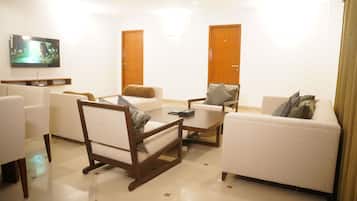Cottage, balkon, pemandangan kebun | Area keluarga