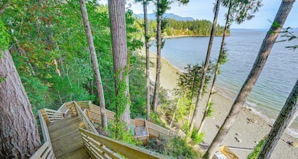 Hood Canal Home w/ Stunning Views & Private Beach