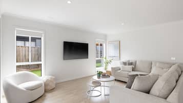 TV, ping pong, books