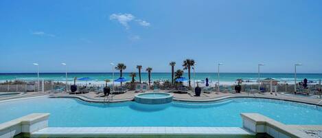 Una piscina climatizada