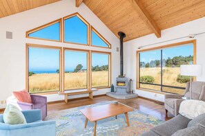 Télévision, cheminée, espaces bureaux