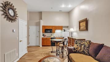 Suite, 1 Bedroom | Living area | Smart TV, streaming services