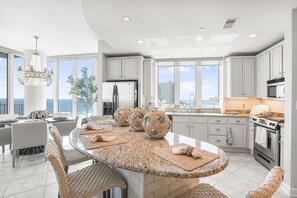 Condo, 3 Bedrooms | Private kitchen | Fridge, oven, coffee/tea maker - Lagoon Tower 1301 3 Bedroom Condo (Gulf Shores)