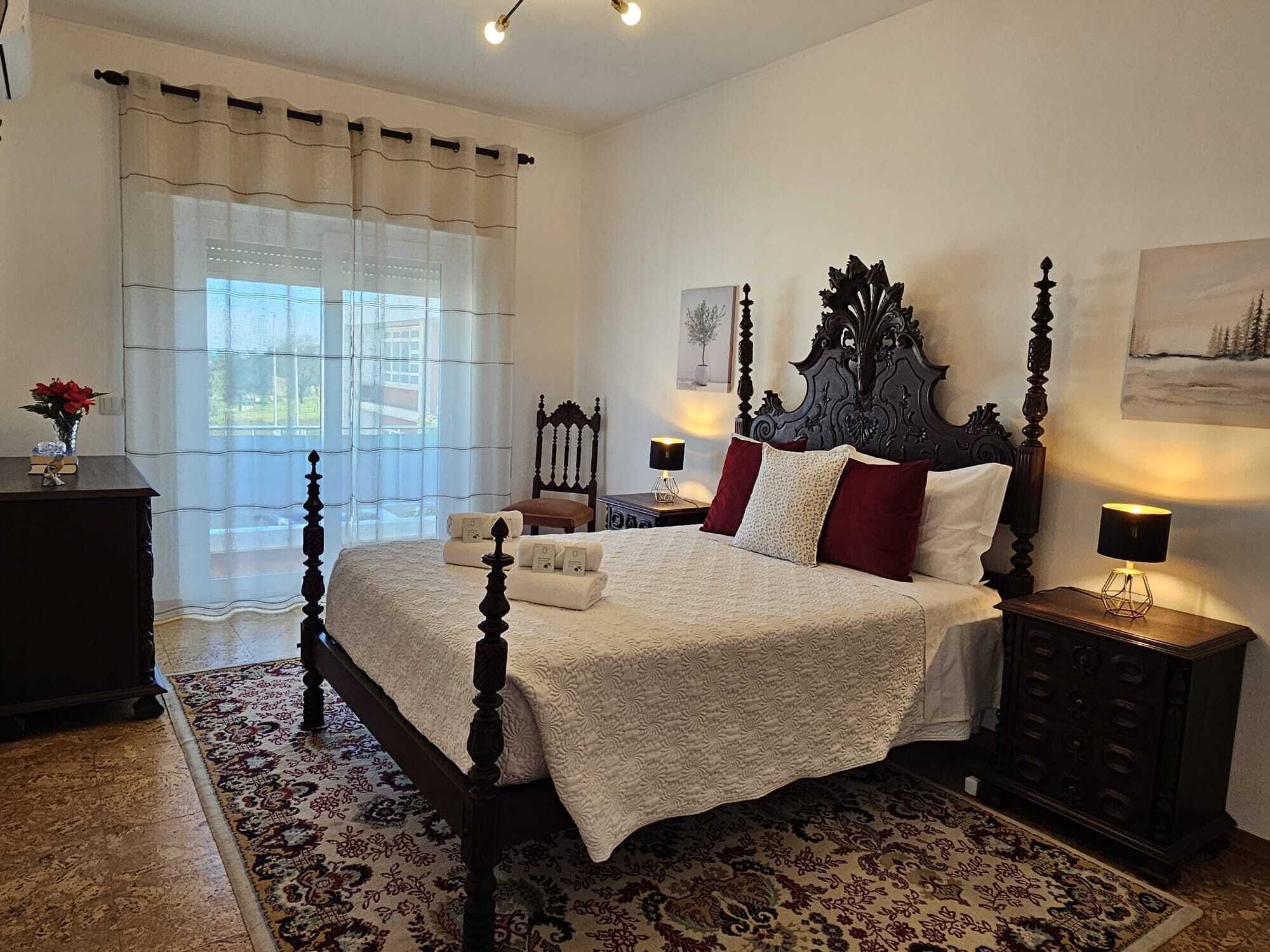 2 habitaciones, tabla de planchar con plancha y wifi gratis 