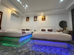 Chambre Confort, 1 chambre, balcon, vue sur le jardin | Bureau, accès au Wi-Fi (inclus)