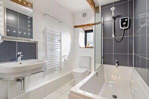 Hair dryer, towels