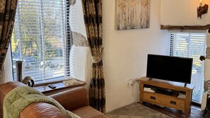 Smart TV y chimenea