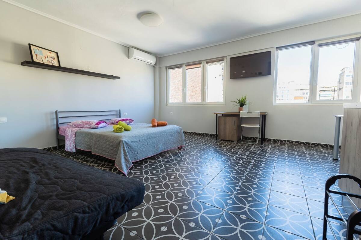 Családi apartman, kilátással a városra | Városra néző