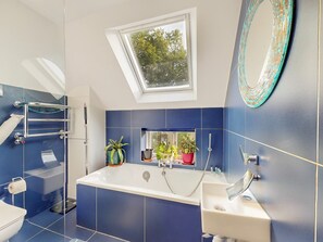 Douche, serviettes fournies