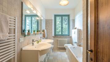 Doccia, asciugacapelli, bidet, asciugamani