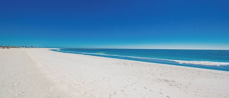 On the beach