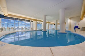 Indoor pool - Phoenix Gulf Towers 1605 – Luxury 4BR Corner Condo | Sleeps 13 (Orange Beach)