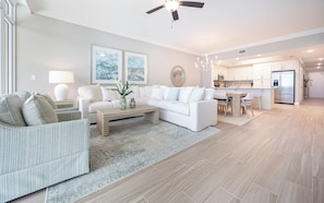 TV, fireplace - Phoenix Gulf Towers 1607 (Orange Beach)