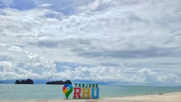 Private beach nearby