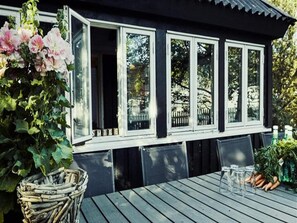 House | Outdoor dining - Splendid Cabin in Camping Resort (Graested)