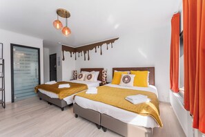 家庭四人房 | 免費搖籃/嬰兒床、免費無線上網、床單