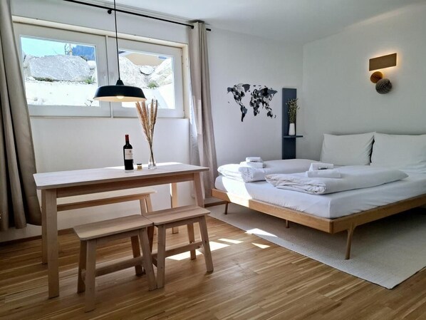 1 soverom og sengetøy