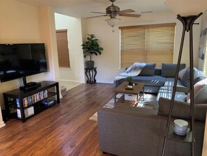 Smart-TV, Kamin, DVD-Player