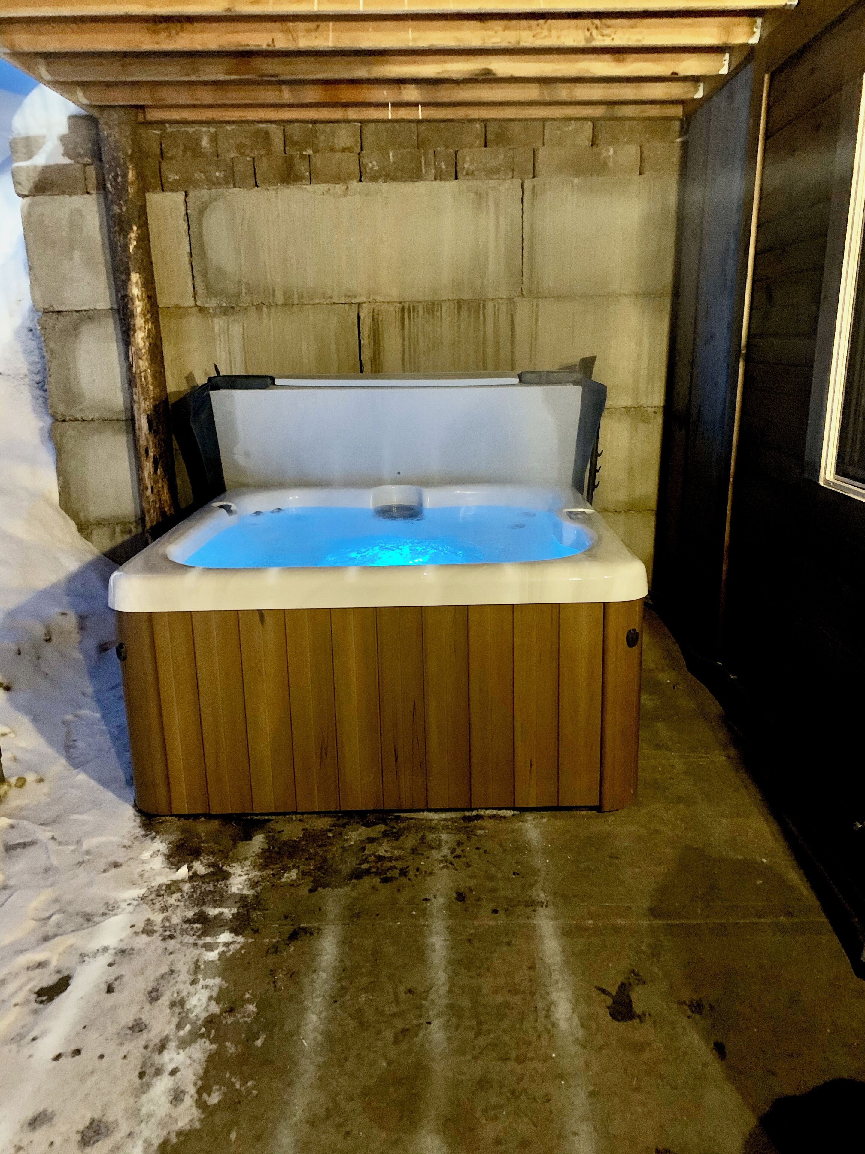 Bain à remous extérieur