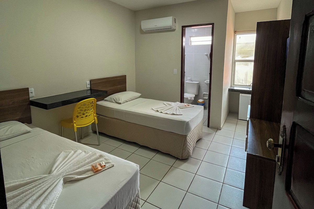 Quarto duplo econômico | Wi-Fi de cortesia