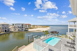 Una piscina climatizada